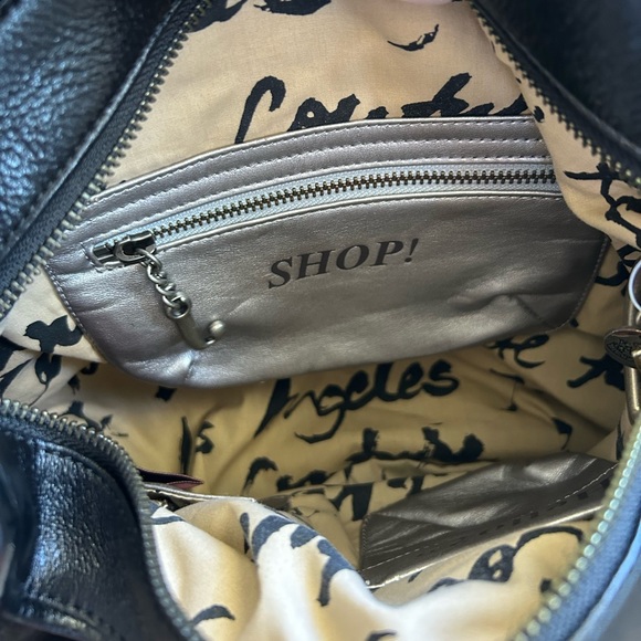 Juicy Couture Y2K “Live for Juicy” black velour bag 🖤🩷🩶 - Picture 10 of 12